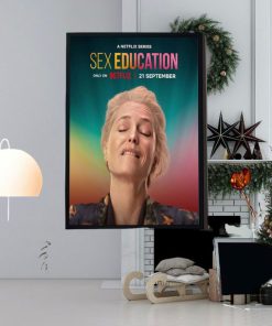 A Netflix Series Sex Education Season 4 On Netflix 21 September Gillian First Home Decor Poster Canvas