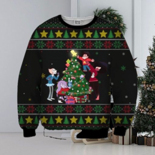 A Steven Universe And Christmas Tree Christmas Sweater