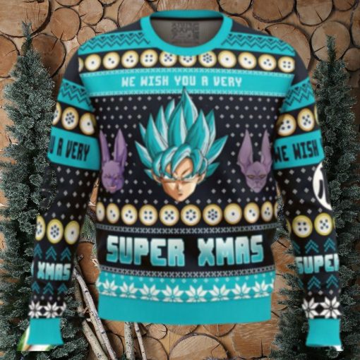 A Very Saiyan Christmas Dragon Ball Z Ugly Christmas Sweater