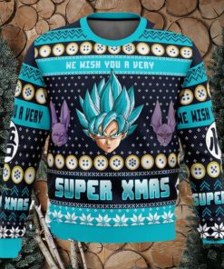 A Very Saiyan Christmas Dragon Ball Z Xmas Men And Women Christmas Gift 3D Ugly Christmas Sweater