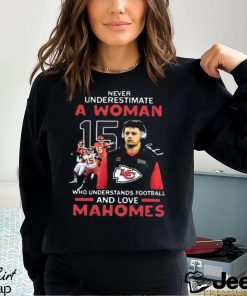 A Woman Who Love Chiefs Mahomes Kansas City Football Shirt