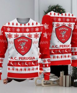 A.C. Perugia Ugly Christmas Sweater Snowflake Pattern Pattern 3D Sweater Holiday Gift Ideas For Men And Women