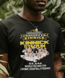 Iowa Hawkeyes Crossover At Kinnick Stadium 55,646 World Record For A Women’s Basketball Attendance Shirt