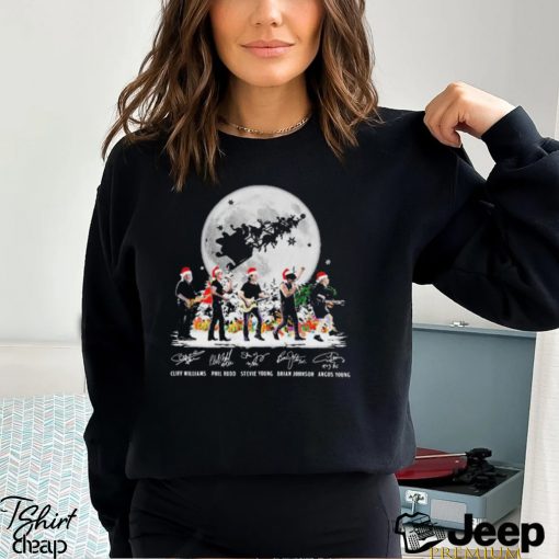 AC DC Band Members Abbey Road Christmas Signatures Shirt