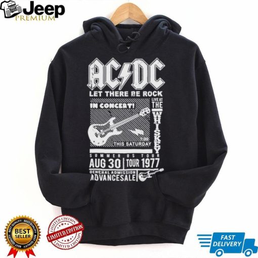 AC DC Let There Be Rock In ConCert T Shirt