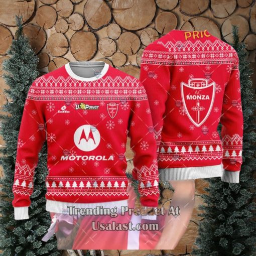 AC Monza 2023 24 Ugly Christmas Sweater