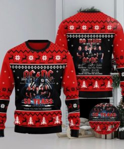 ACDC 50 Years 3D Ugly Christmas Sweater Christmas Gift Men And Women 2023 Sweater