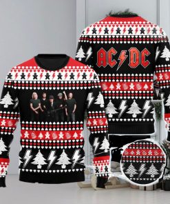 ACDC All Over Print Christmas Knitting Ugly Sweater