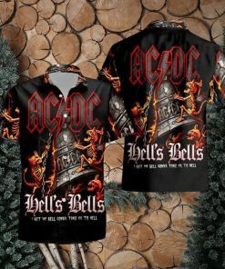ACDC Music Lover I Got My Bell Gonna Take Ya To Hell ACDC Hawaiian Shirt