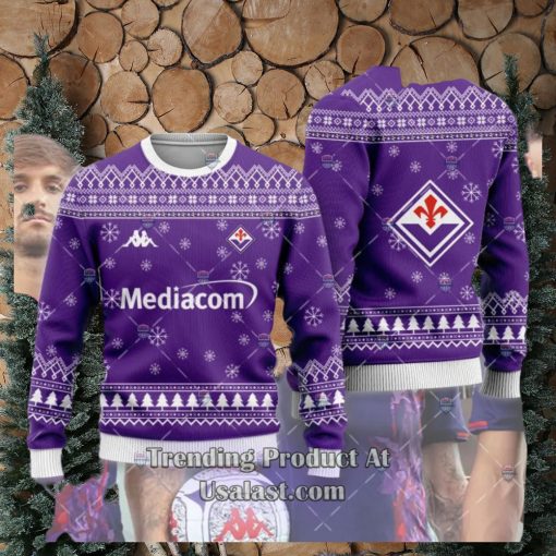 ACF Fiorentina 2023 24 Ugly Christmas Sweater