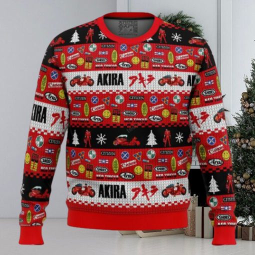 Akira bike decals Christmas sweater