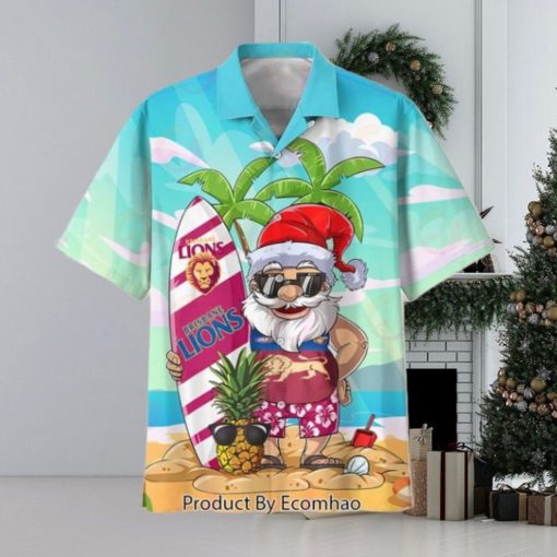 AFL Brisbane Lions New Santa Hawaiian