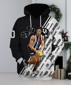 AFL Collingwood Magpies Scott Pendlebury #10 Pullover Hoodie Ver 1