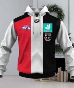 AFL St Kilda Saints Custom Name Number 2021 Home Guernsey Pullover Hoodie Ver 1