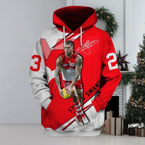 AFL Sydney Swans Lance Franklin #23 Pullover Hoodie