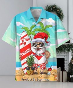 AFL Sydney Swans New Santa Hawaiian Set For Fans – Limited Edition
