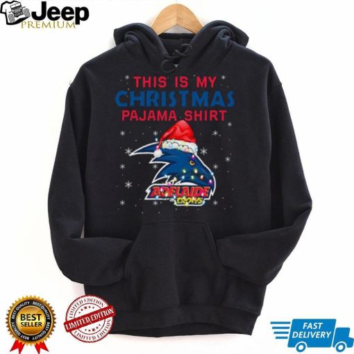 AFL This is christmas Pajamas T shirt Adelaide Crows T shirt