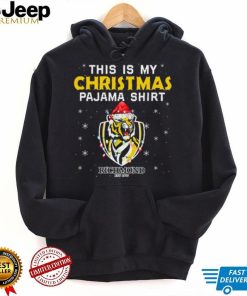 AFL This is christmas Pajamas T shirt Richmond Tigers T shirt