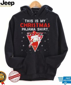 AFL This is christmas Pajamas T shirt Sydney Swans T shirt