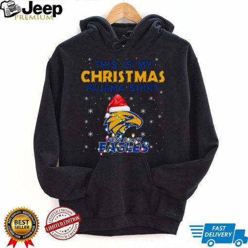 AFL This is christmas Pajamas T shirt West Coast Eagles T shirt