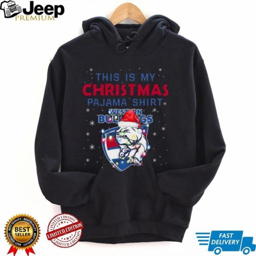 AFL This is christmas Pajamas T shirt Western Bulldogs T shirt