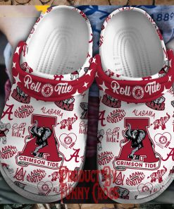 ALabama Crimson Roll Tide Football Crocs Slippers