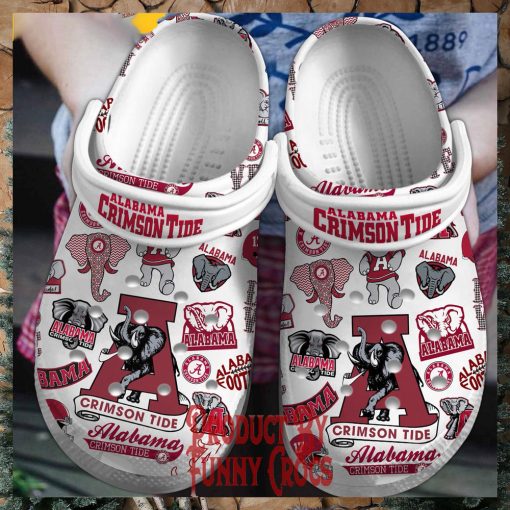 ALabama Crimson Roll Tide NCAA Crocs