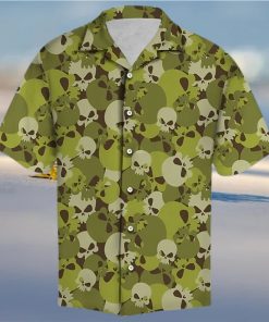 AMAZING CAMOUFLAGE OF SKULL HAWAIIAN SHIRT