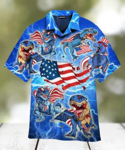 AMERISAURUS REX AMERICA RAWR HAWAIIAN SHIRT