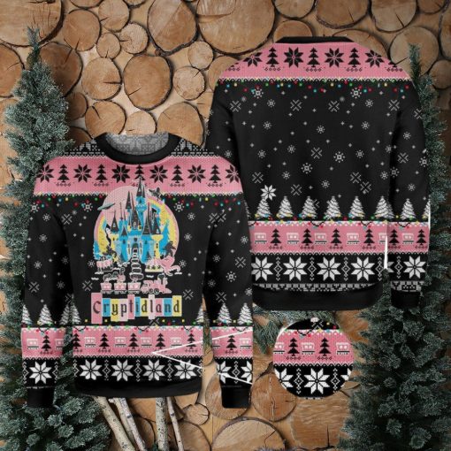 Cryptidland ChristmasTrending Knitted Christmas 3D Sweater For Fans