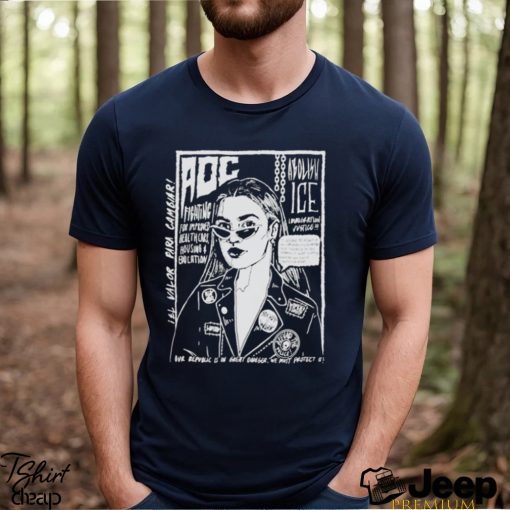 AOC The Right to Fight Zine Shirt