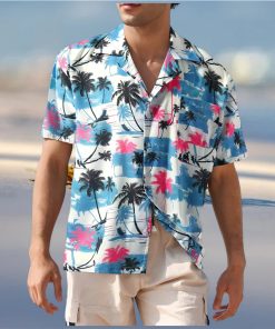 APTRO Men's Casual Hawaiian Shirt Summer Short Sleeve Tropical Beach Shirts