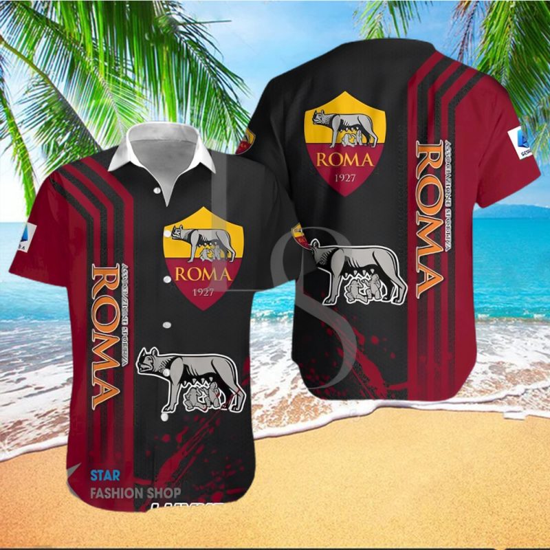 AS Roma Seria A Hawaiian Shirt