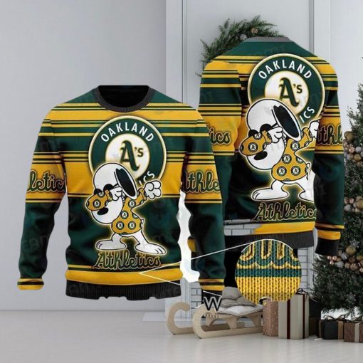 A’S Sweater Greatest Snoopy Oakland Athletics Gift