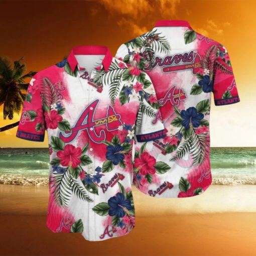 ATLANTA BRAVES MLB FLOWER HAWAIIAN SHIRT