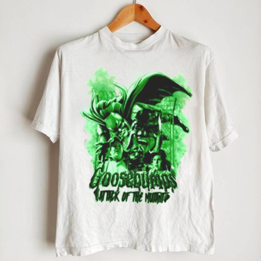 ATTACK OF THE MUTANT GREEN VARIANT GOOSEBUMPS SHIRT