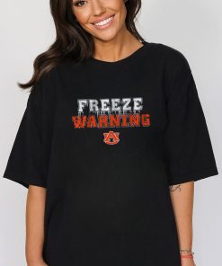 AUBURN FOOTBALL FREEZE WARNING SHIRT