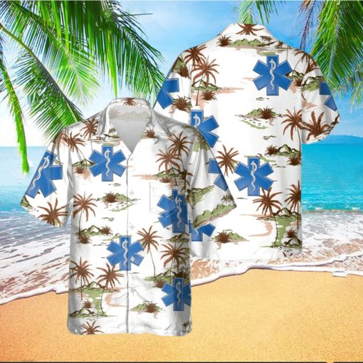 AWESOME EMT  AOP POCKET HAWAIIAN SHIRT