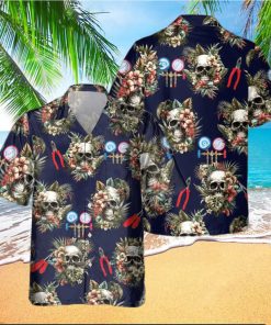 AWESOME HVAC TECH  AOP POCKET HAWAIIAN SHIRT FtpwpiGcP