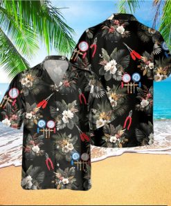 AWESOME HVACTECH AOP POCKET HAWAIIAN SHIRT