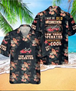 AWESOME TOW TRUCK OPERATOR AOP POCKET HAWAIIAN SHIRT