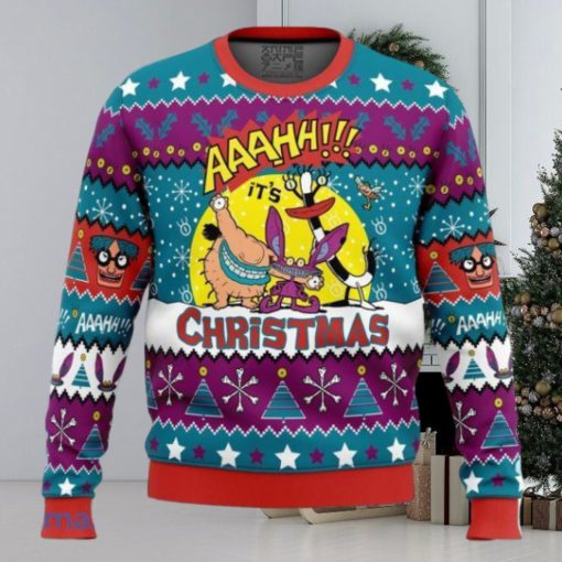 Aaahh!!! Real Monsters Nickelodeon Ugly Christmas Sweater Gift For Men And Women