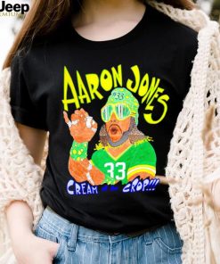 Aaron Jones 33 cream of the crop art shirt