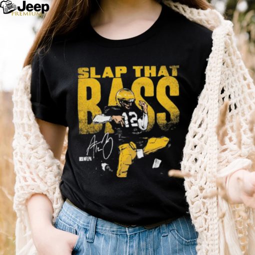 Aaron Rodgers Green Bay Packers Bass Slap Signature Shirt