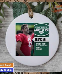 Aaron Rodgers opening 21 day practice window ornament