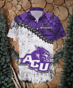 Abilene Christian Wildcats Hawaii Shirt Grunge Polynesian Tattoo – NCAA