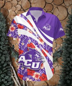 Abilene Christian Wildcats Hawaii Shirt Hibiscus Sport Style – NCAA