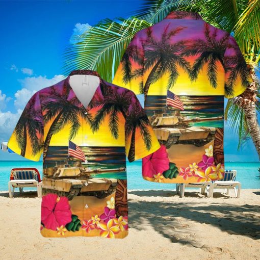 Abrams Battle Tank Hawaiian Shirt