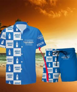 Absolut Vodka Personalized Name Hawaiian Shirt