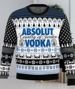 Absolut Vodka Ugly Christmas Sweater Holiday Gift Christmas Sweater
